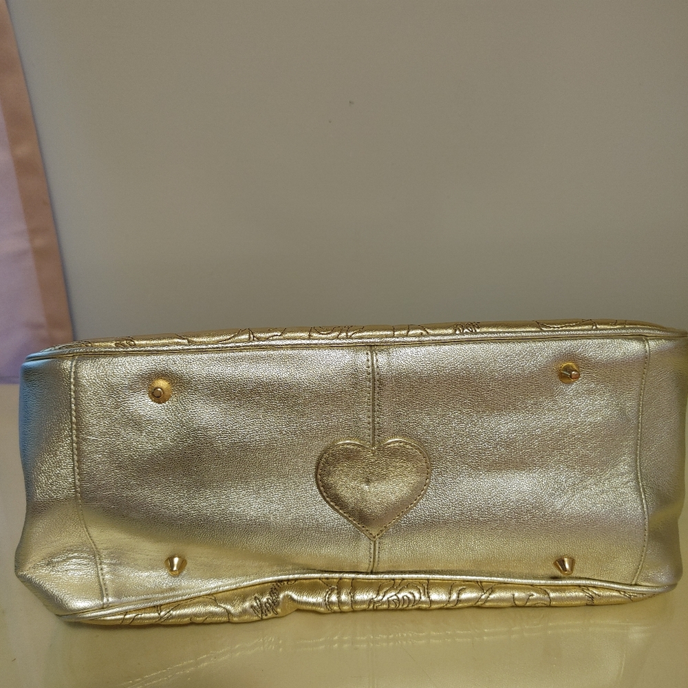 Vintage Beverly Feldman gold/patina handheld bag - Picture 5 of 7